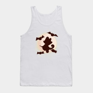 cute little kitten whitch shadow Tank Top